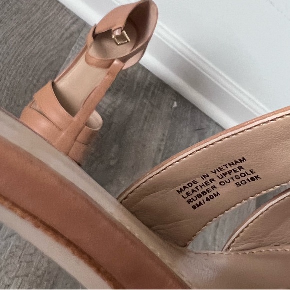 Michael Kors Women's Strappy High Heels Tan - Picture 9 of 12